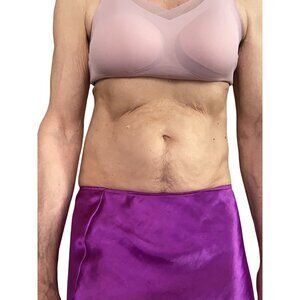 Pink Wireless Bra* Adjustable Straps & Smooth Coverage W/ Breast Forms*Sissy*38C